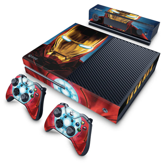 Xbox One Fat Skin Anti-Rage - Iron Man - Homem de Ferro