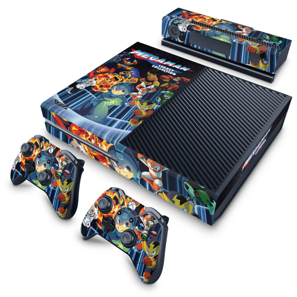 Xbox One Fat Skin Anti-Rage - Megaman Legacy Collection