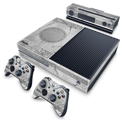 Skin Anti-Rage Xbox One Fat - Mjolnir Thor Amor e Trovão