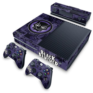 Skin Anti-Rage Xbox One Fat - Pantera Negra Comics