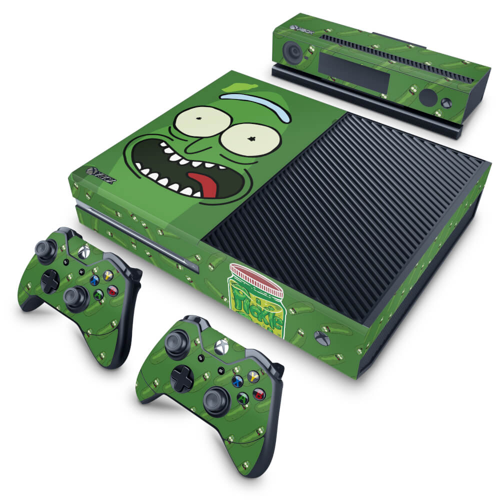 Skin Anti-Rage Xbox One Fat - Pickle Rick and Morty