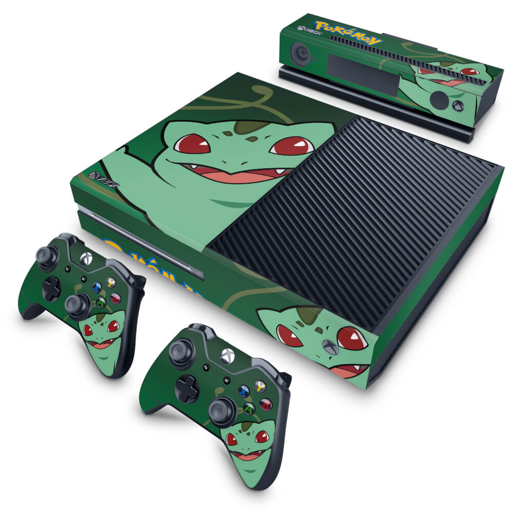 Skin Anti-Rage Xbox One Fat - Pokemon Bulbasaur