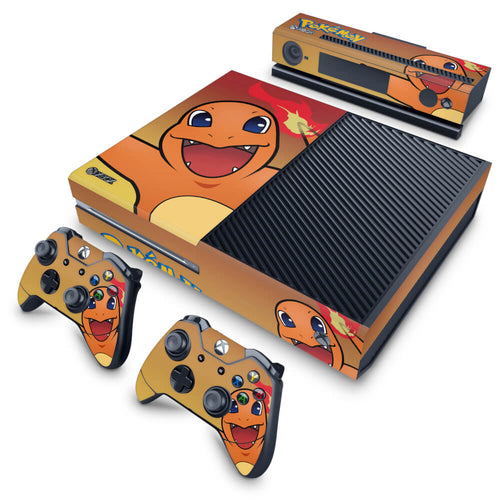 Skin Anti-Rage Xbox One Fat - Pokemon Charmander