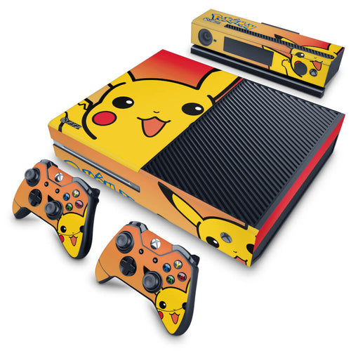 Skin Anti-Rage Xbox One Fat - Pokemon Pikachu