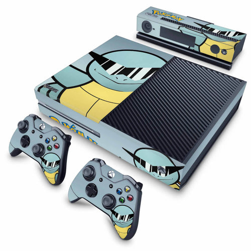 Skin Anti-Rage Xbox One Fat - Pokemon Squirtle
