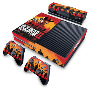 Skin Anti-Rage Xbox One Fat - Red Dead Redemption 2