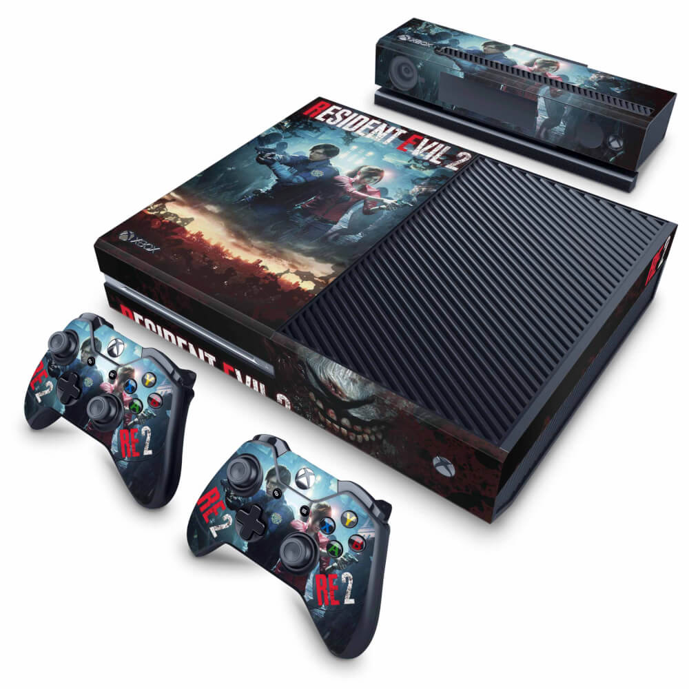 Skin Anti-Rage Xbox One Fat - Resident Evil 2 Remake