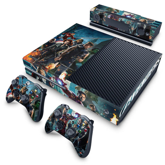 Xbox One Fat Skin Anti-Rage - The Avengers - Os Vingadores