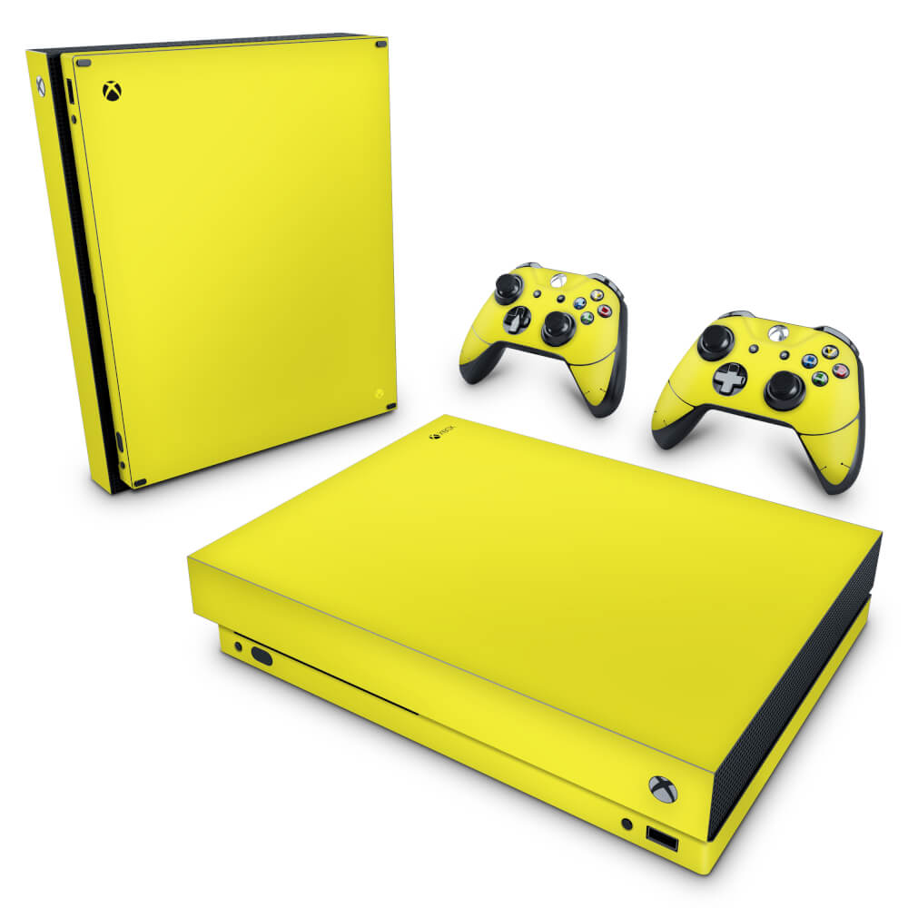 Skin Anti-Rage Xbox One X - Amarelo