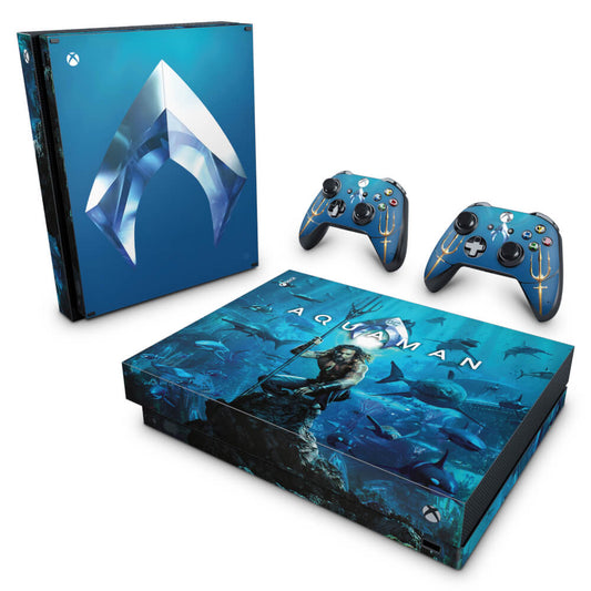 Xbox One X Skin Anti-Rage - Aquaman