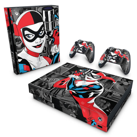Skin Anti-Rage Xbox One X - Arlequina Harley Quinn #A