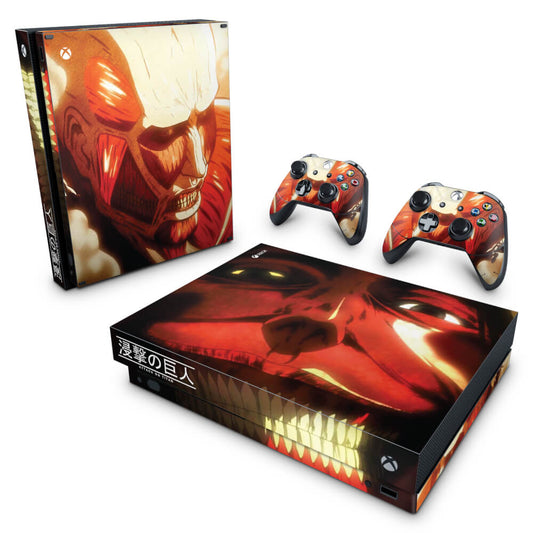 Skin Anti-Rage Xbox One X - Attack on Titan #B