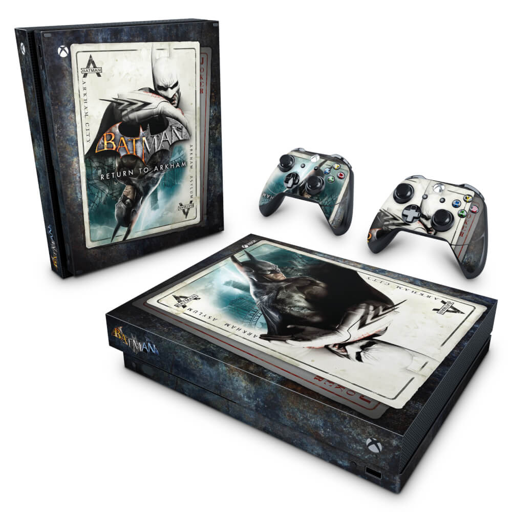 Skin Anti-Rage Xbox One X - Batman Return to Arkham
