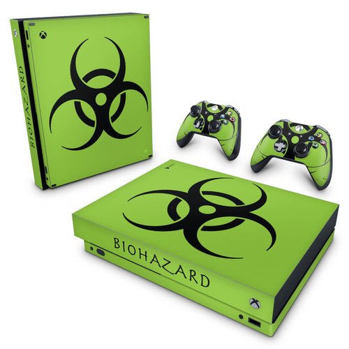 Skin Anti-Rage Xbox One X - Biohazard Radioativo