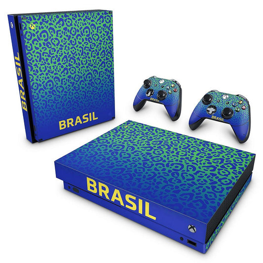 Xbox One X Skin Anti-Rage - Brasil