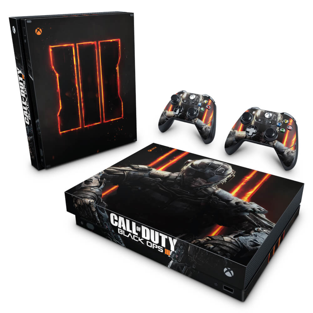 Skin Anti-Rage Xbox One X - Call of Duty Black Ops 3