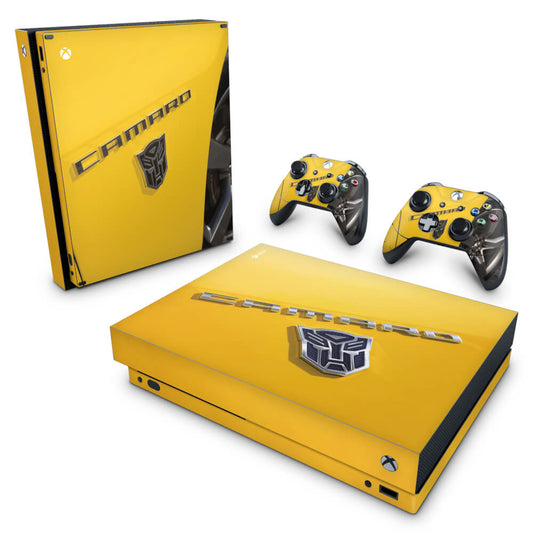 Skin Anti-Rage Xbox One X - Camaro - Transformers