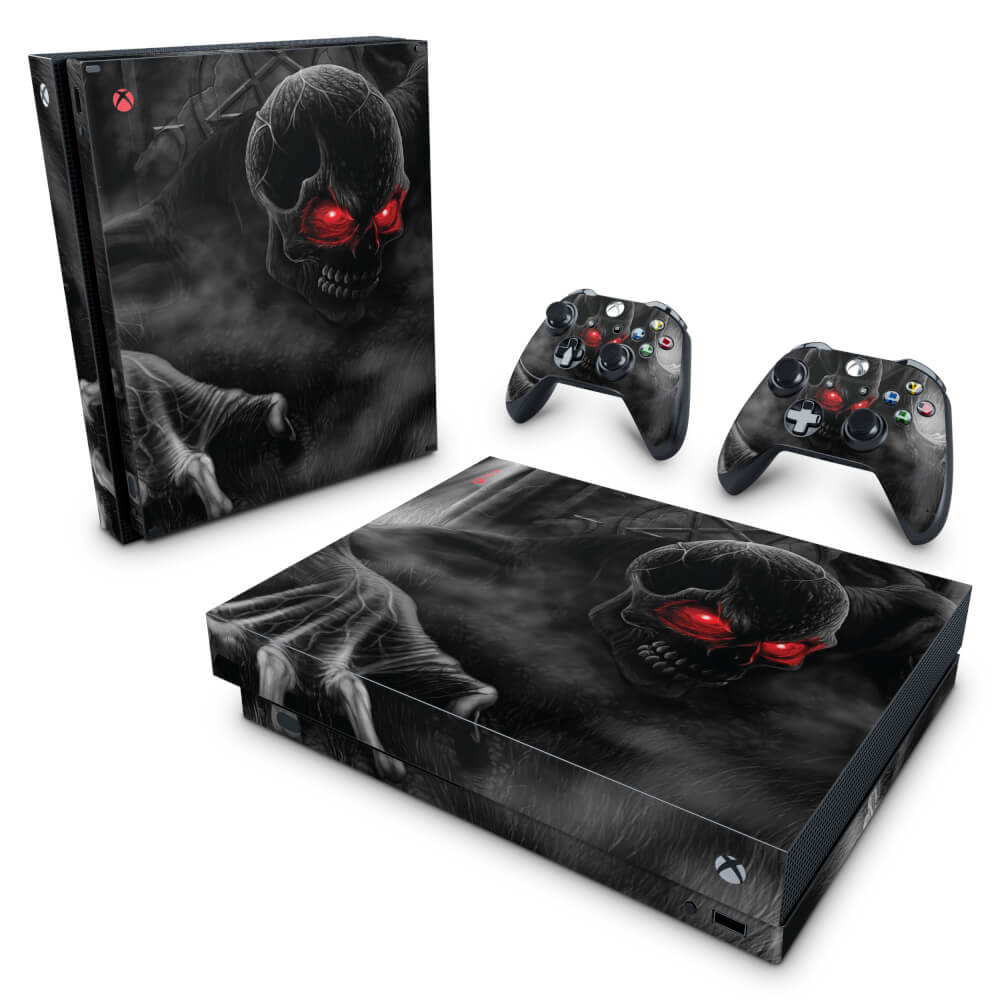 Xbox One X Skin Anti-Rage - Caveira Skull