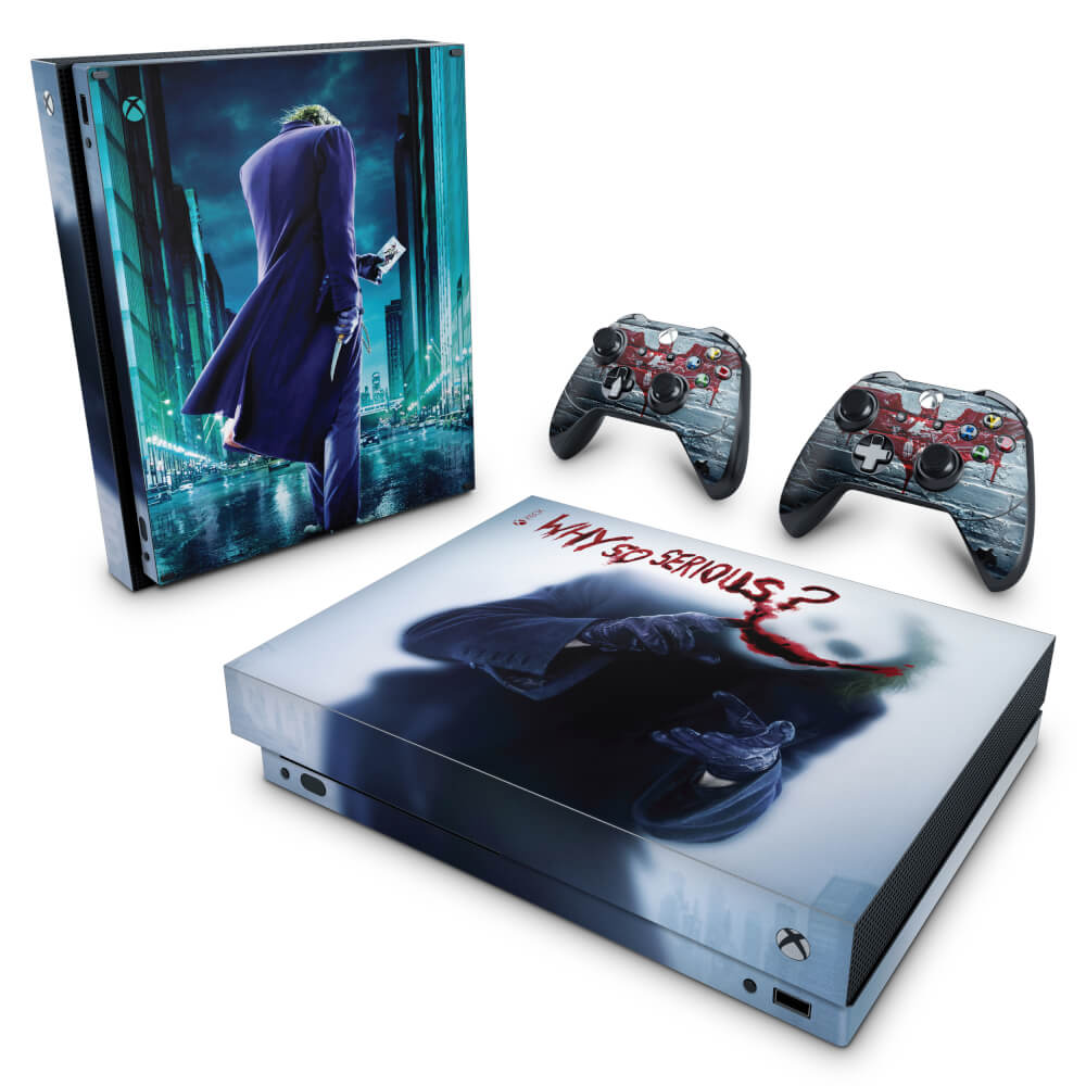 Skin Anti-Rage Xbox One X - Coringa - Joker
