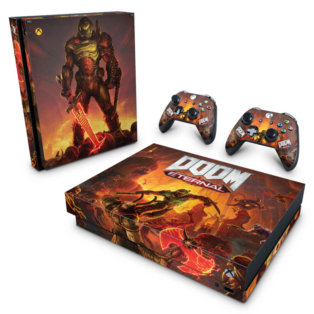 Skin Anti-Rage Xbox One X - Doom Eternal