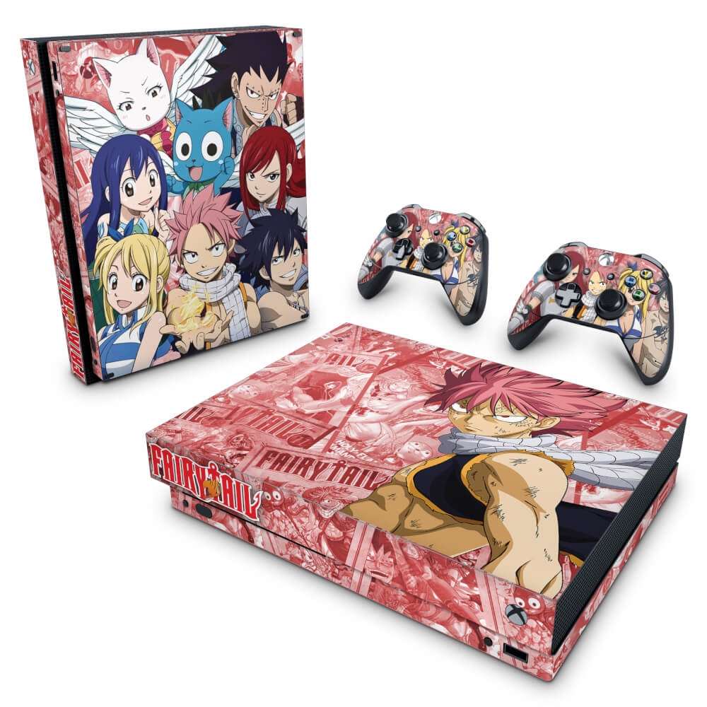 Skin Anti-Rage Xbox One X - Fairy Tail