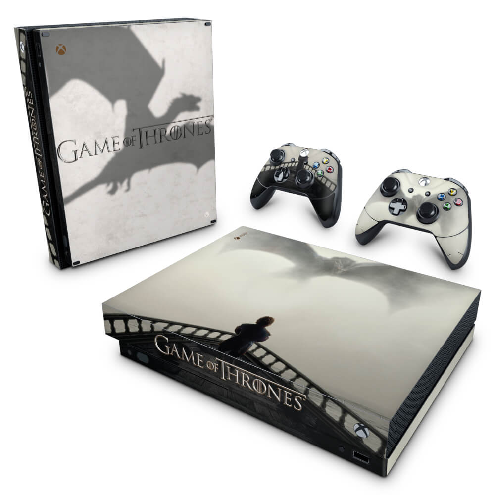 Skin Anti-Rage Xbox One X - Game of Thrones #B