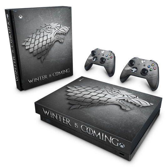 Xbox One X Skin Anti-Rage - Game Of Thrones Stark
