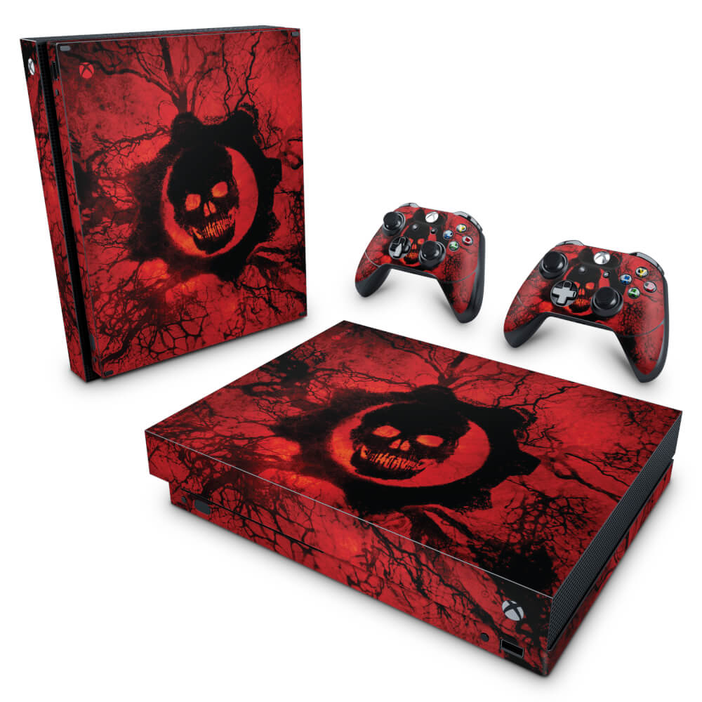 Skin Anti-Rage Xbox One X - Gears of War - Skull