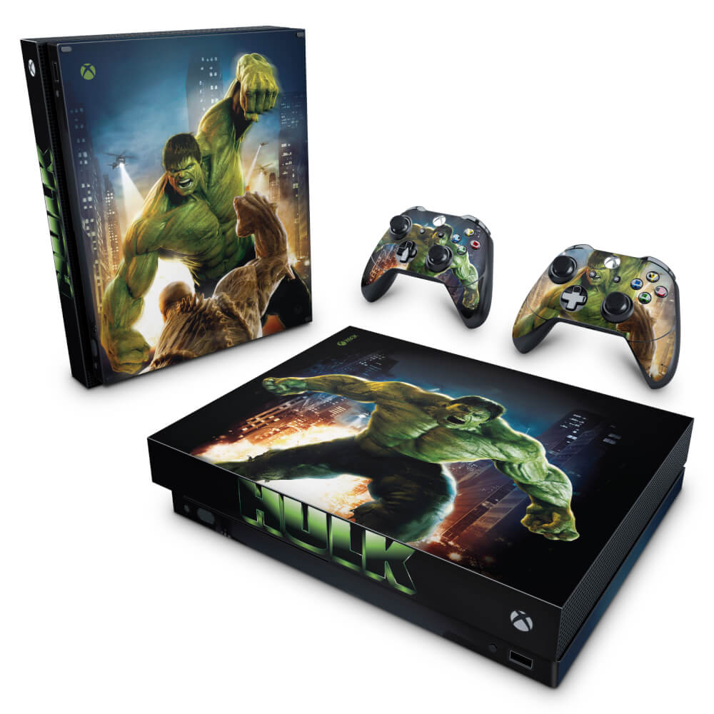Skin Anti-Rage Xbox One X - Hulk
