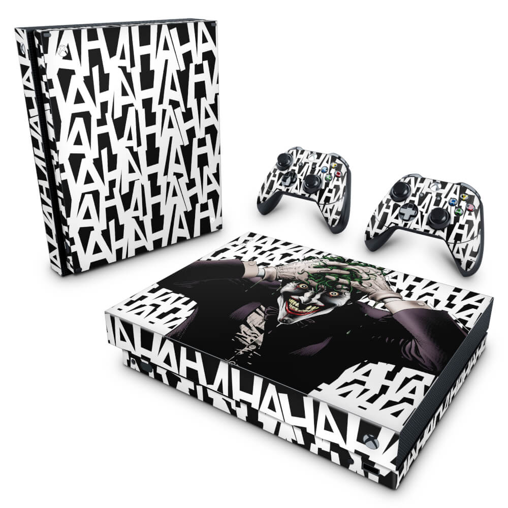 Skin Anti-Rage Xbox One X - Joker Coringa Batman