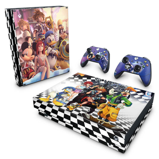 Skin Anti-Rage Xbox One X - Kingdom Hearts