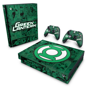 Skin Anti-Rage Xbox One X - Lanterna Verde Comics