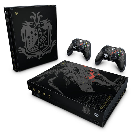 Xbox One X Skin Anti-Rage - Monster Hunter Edition