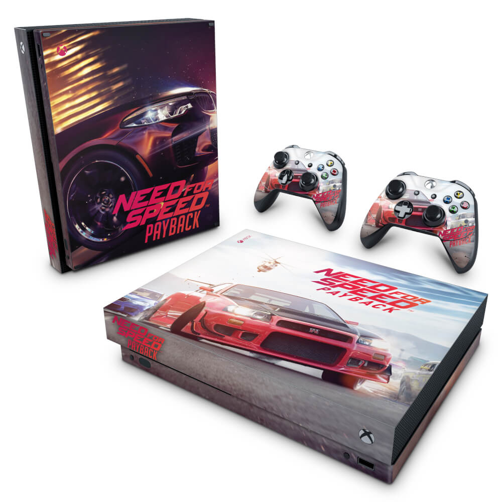 Skin Anti-Rage Xbox One X - Need For Speed Payback