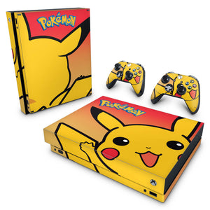 Skin Anti-Rage Xbox One X - Pokemon Pikachu