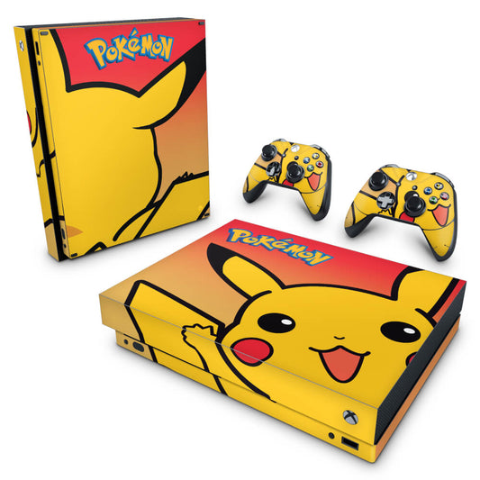 Xbox One X Skin Anti-Rage - Pokemon Pikachu