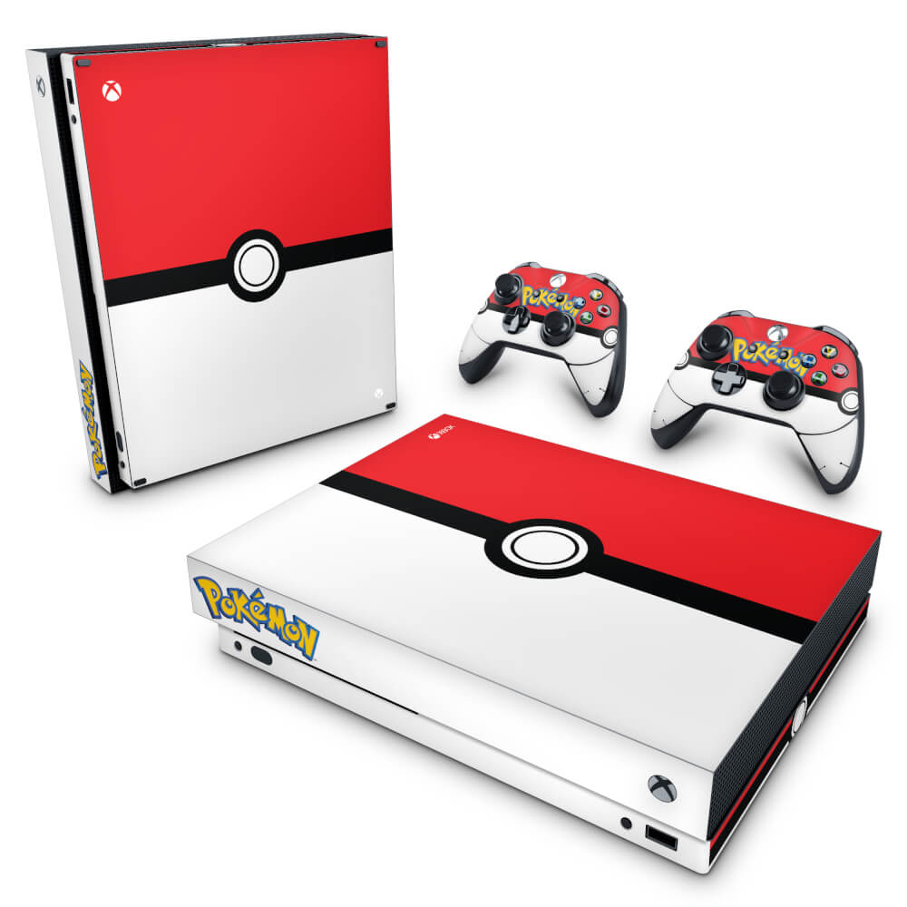 Skin Anti-Rage Xbox One X - Pokemon Pokebola