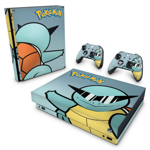 Skin Anti-Rage Xbox One X - Pokemon Squirtle