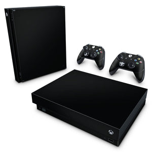 Skin Anti-Rage Xbox One X - Preto Black Piano