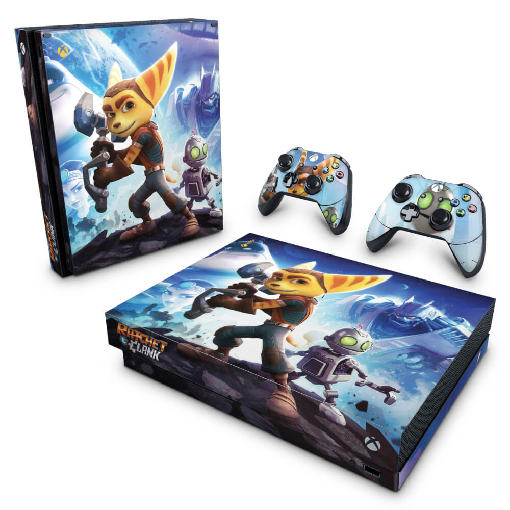 Skin Anti-Rage Xbox One X - Ratchet and Clank