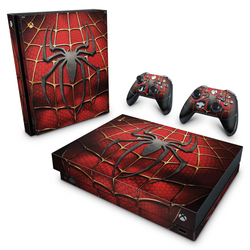 Skin Anti-Rage Xbox One X - Spider Man - Homem Aranha