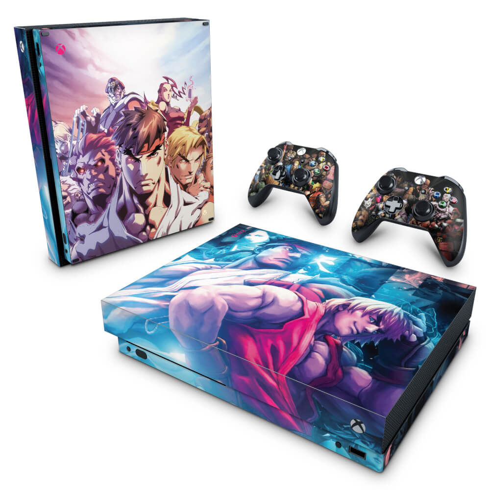 Skin Anti-Rage Xbox One X - Street Fighter