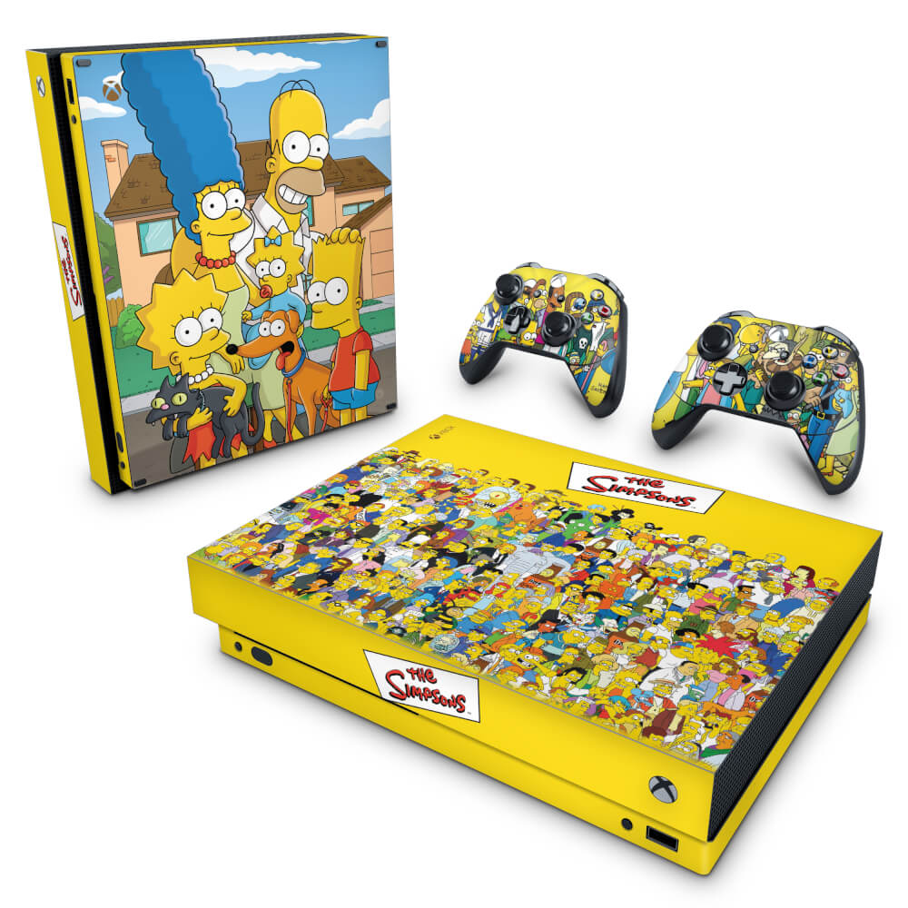 Skin Anti-Rage Xbox One X - The Simpsons