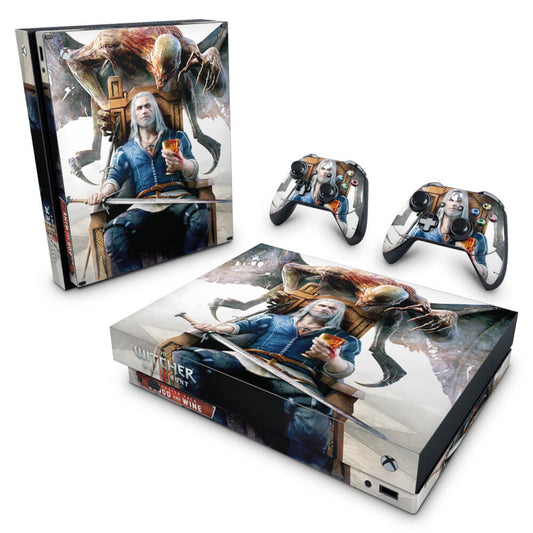 Skin Anti-Rage Xbox One X - The Witcher 3 Blood And Wine