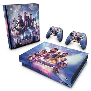 Skin Anti-Rage Xbox One X - Vingadores Ultimato Endgame