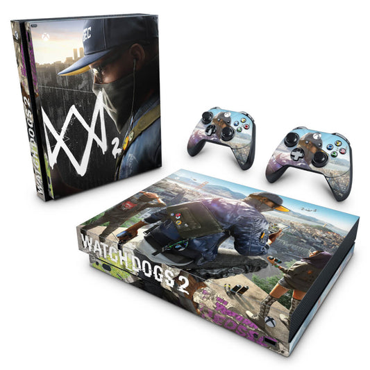 Skin Anti-Rage Xbox One X - Watch Dogs 2