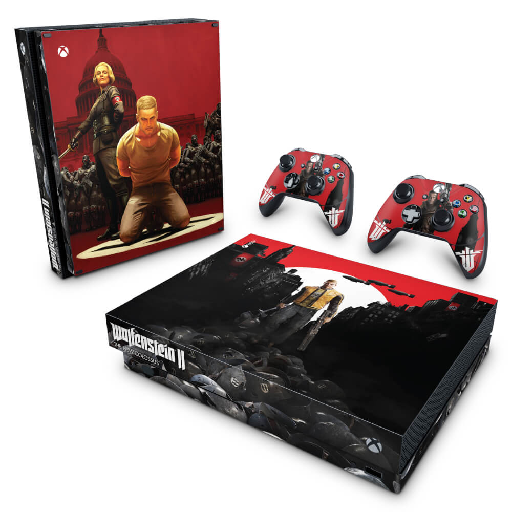 Skin Anti-Rage Xbox One X - Wolfenstein 2 New Order