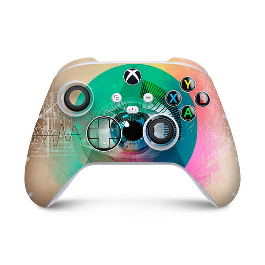 Xbox Series S X Controle Skin Anti-Rage - Abstrato #89