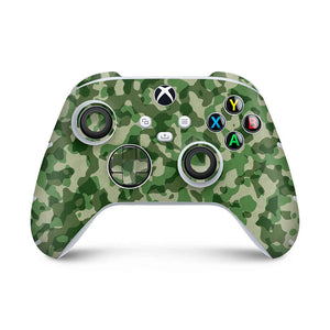 Skin Anti-Rage Xbox Series S X Controle - Camuflado Verde