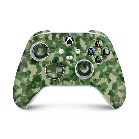 Xbox Series S X Controle Skin Anti-Rage - Camuflado Verde
